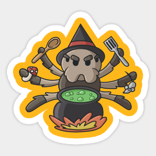 Spider Chef Sticker